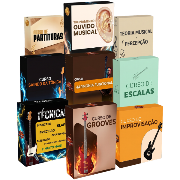 Os 9 cursos da Comunidade do Contrabaixo
