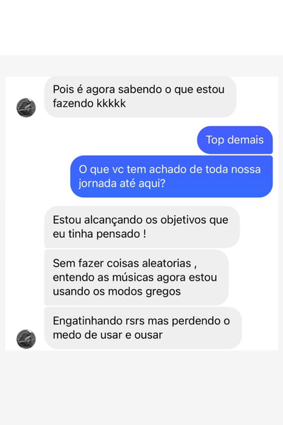 Depoimento de aluno 8